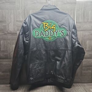 Port Authority "BIG DADDY'S" Leather Jacket Mens Size X-Large Insulated J-780